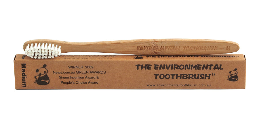 Bamboo toothbrushes eco-friendly biodegradable sustainable oral care Soft, Medium, Firm