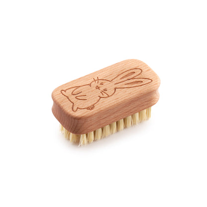 Children's nail brushes wooden eco-friendly soft bristles biodegradable Rabbit