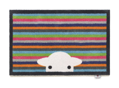Peep stripe doormat eco-friendly recycled Hug Rug modern design