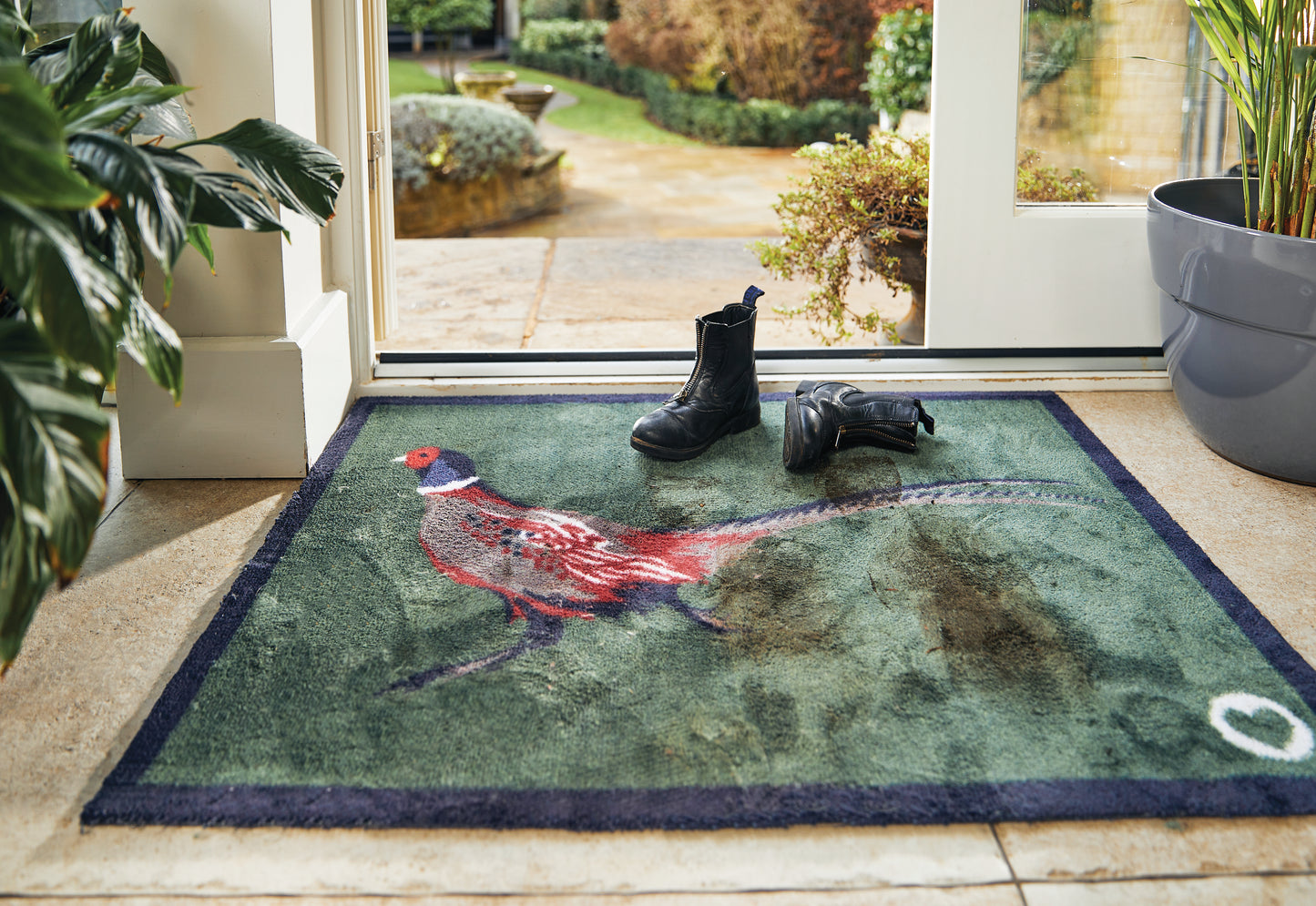 Pheasant Doormat -Hug Rug image 2