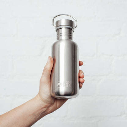 500ml stainless steel water bottle Elephant Box reusable compact size
