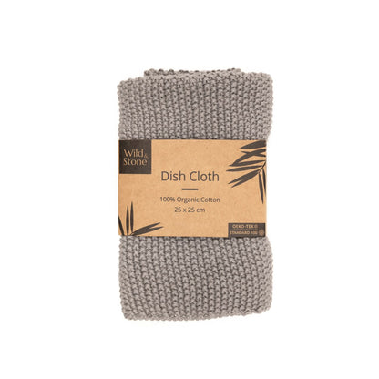 Dove Grey Organic cotton Wild and Stone dish cloths reusable eco-friendly kitchen cleaning sustainable