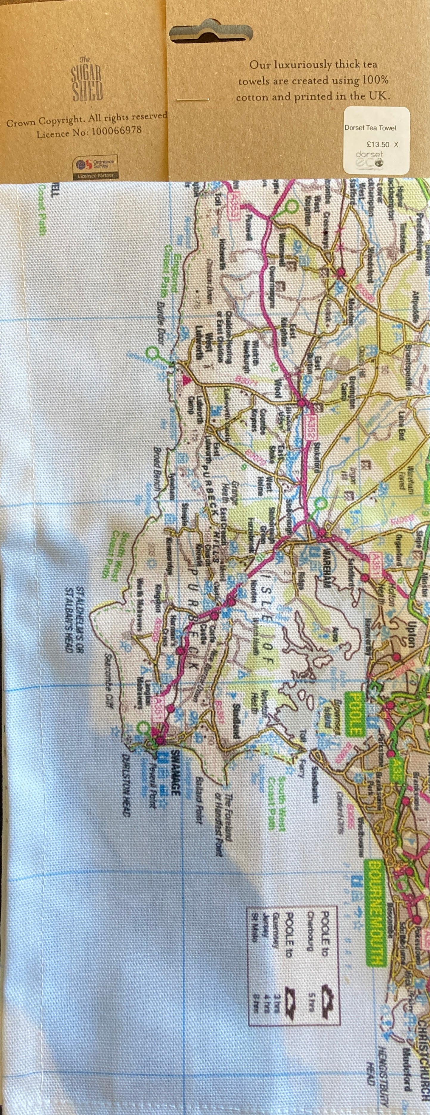 Dorset Cotton Tea Towel image 1