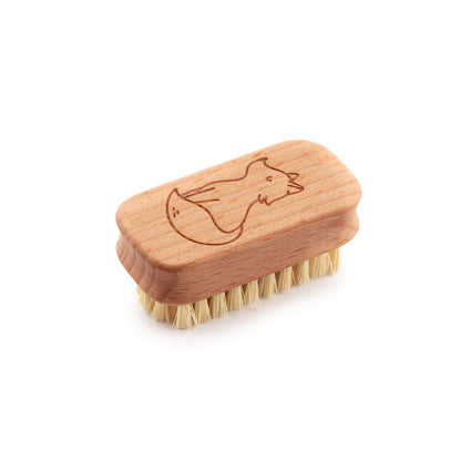 Children's nail brushes wooden eco-friendly soft bristles biodegradable Fox