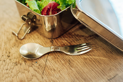 Stainless steel spork reusable Elephant Box eco-friendly travel cutlery