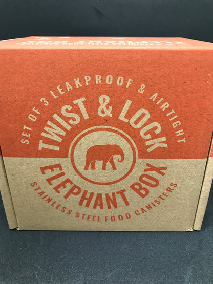 Cardboard box for Twist & Lock Leakproof Food Canister Trio