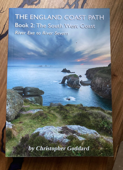 England Coast Path walking guide book 2 River Exe to River Severn