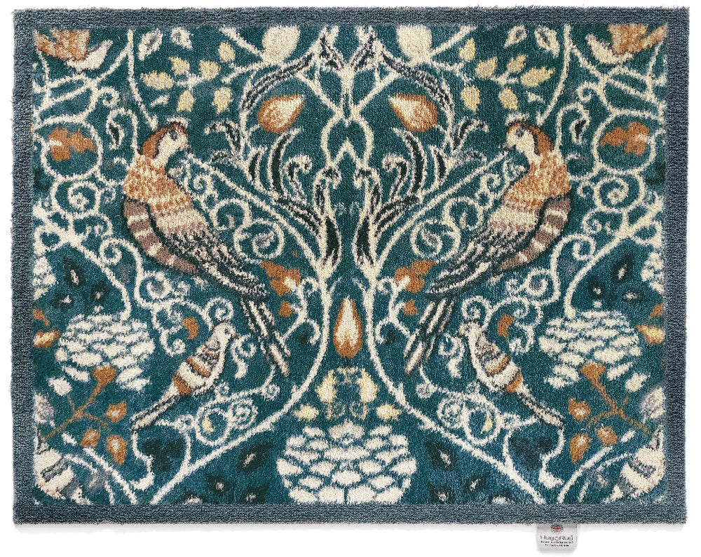 Birds of paradise doormat eco-friendly recycled Hug Rug tropical