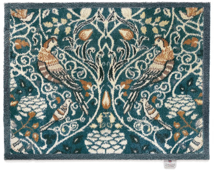 Birds of paradise doormat eco-friendly recycled Hug Rug tropical