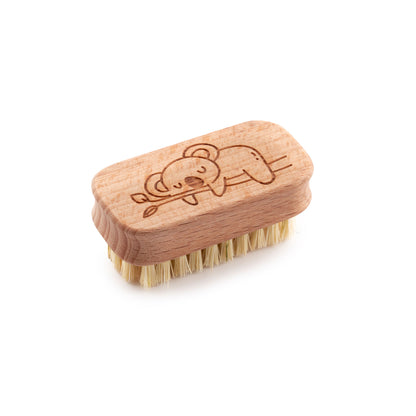 Children's nail brushes wooden eco-friendly soft bristles biodegradable koala