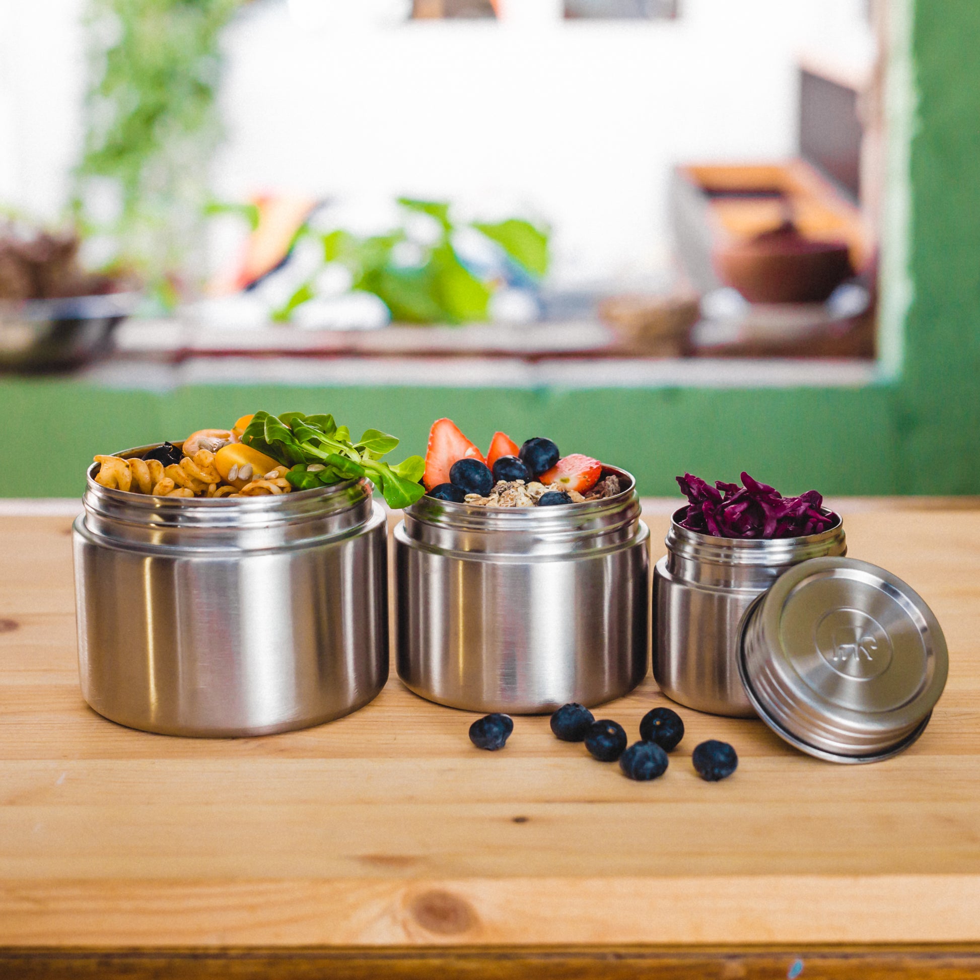 Twist & Lock Leakproof Food Canister Trio image 0