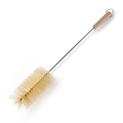 1 litre Bottle Brush twisted metal inner with wooden beechwood handle