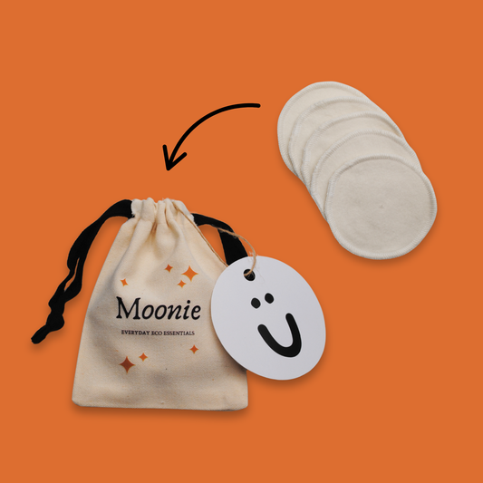 Reusable Cotton Pads & Travel Pouch Gift Set
