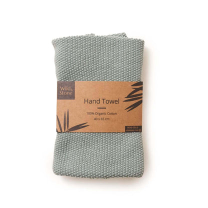 Sage Wild and Stone Organic cotton hand towels eco-friendly sustainable