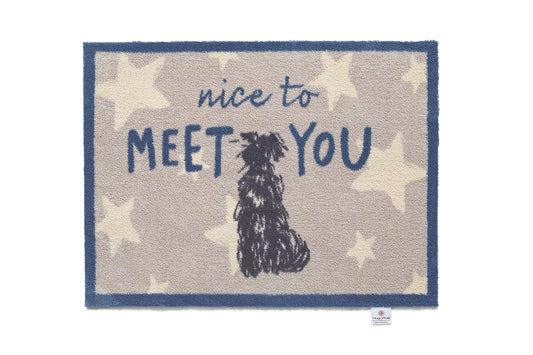 Nice to Meet You Doormat -Hug Rug image 0