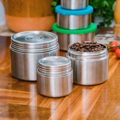 Twist & Lock Leakproof Food Canister Trio  set perfect for storage or lunch on the go