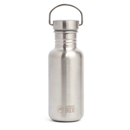 500ml stainless steel water bottle Elephant Box reusable compact size