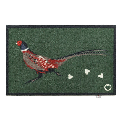 Pheasant doormat eco-friendly recycled Hug Rug country bird design