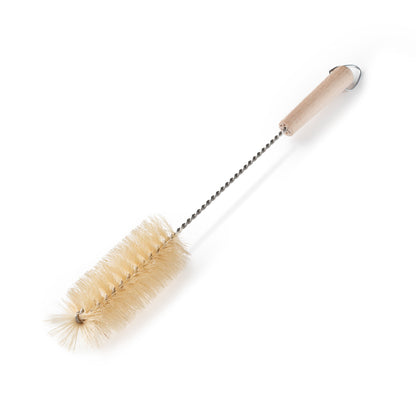 1/2 litre bottle brush with twisted metal inner and beechwood handle