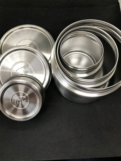 Twist & Lock Leakproof Food Canister Trio  set perfect for storage or lunch on the go