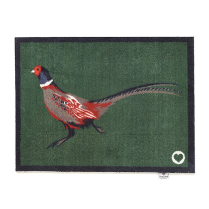 Pheasant doormat eco-friendly recycled Hug Rug country bird design