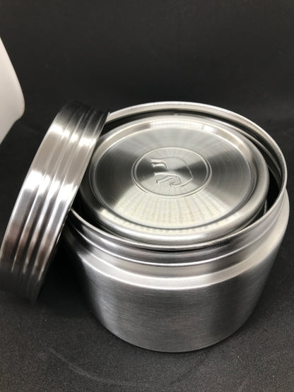 Twist & Lock Leakproof Food Canister Trio stack within eachother for easier storage