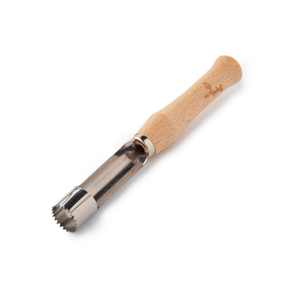 Wooden Apple Corer with a beechwood handle