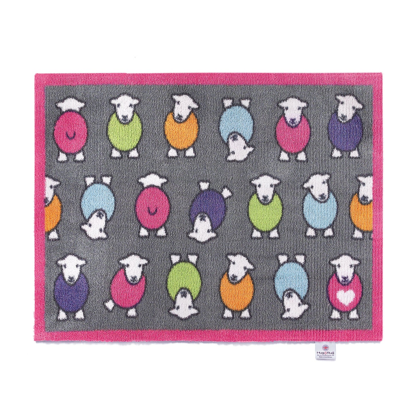Pink Mara Herdy Doormat -Hug Rug image 0