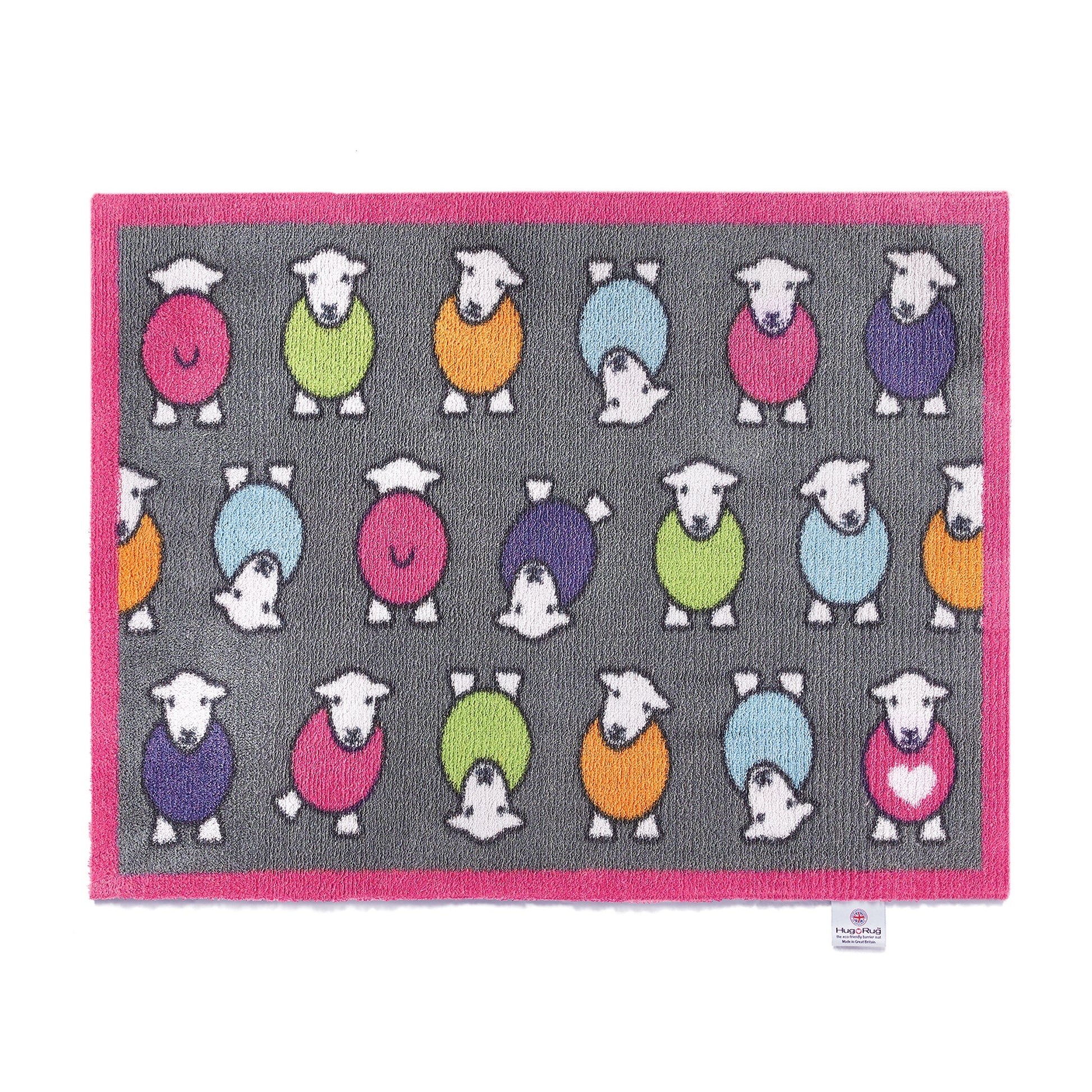 Pink Mara Herdy Doormat -Hug Rug image 0
