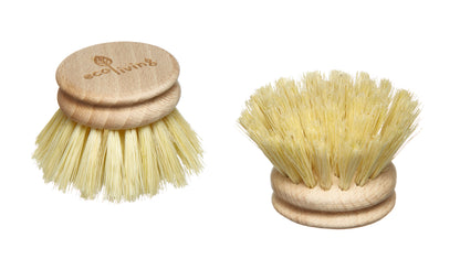 Replacement heads for dishbrush with replaceable head