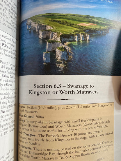 England Coast Path walking guide book 1 River Thames to River Exe Example section