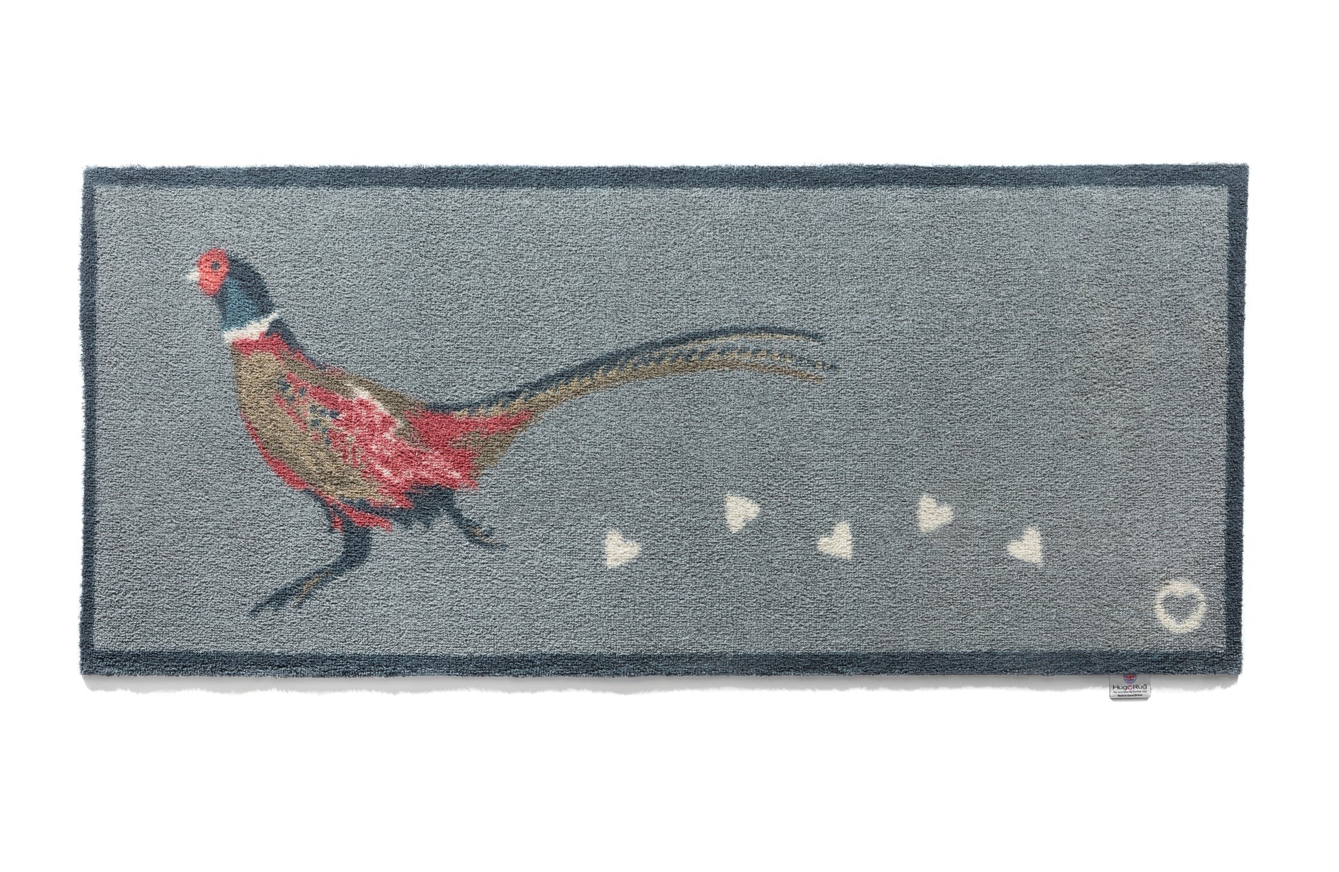 Pheasant Doormat Grey -Hug Rug image 1