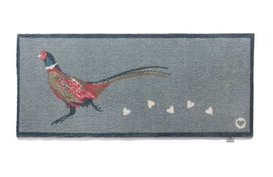 Pheasant Doormat Grey -Hug Rug image 1