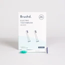 Electric toothbrush heads Brushd eco-friendly plant-based bristles recyclable 2 pk