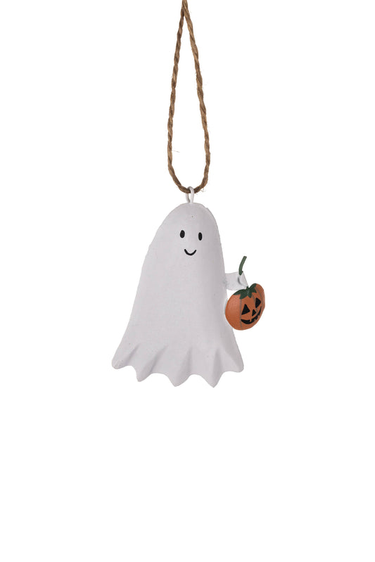 Tin Ghost with Pumpkin