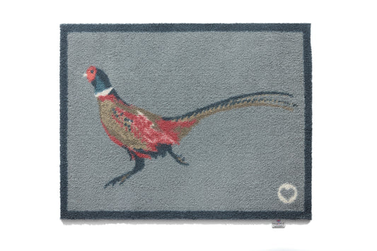 Pheasant Doormat Grey -Hug Rug image 0