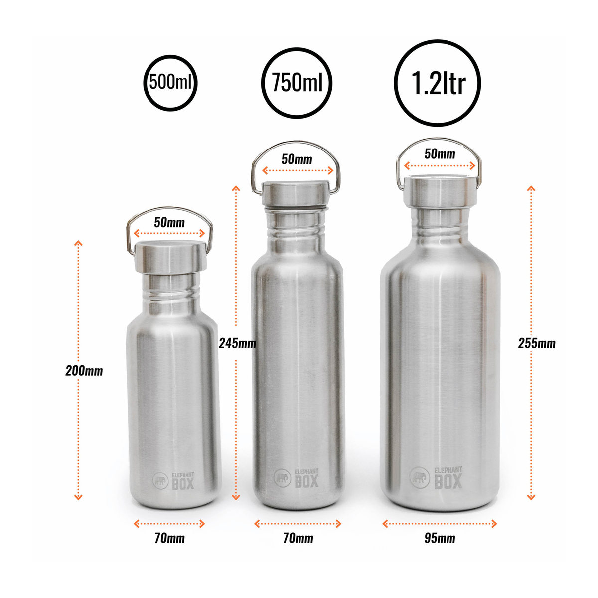 Stainless Steel Single-Wall Bottle 500 ml